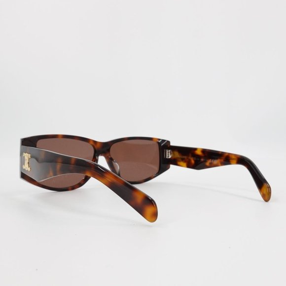 Celine Regular High Bridge Fit Sunglasses Brown CL40227 - Picture 5 of 13